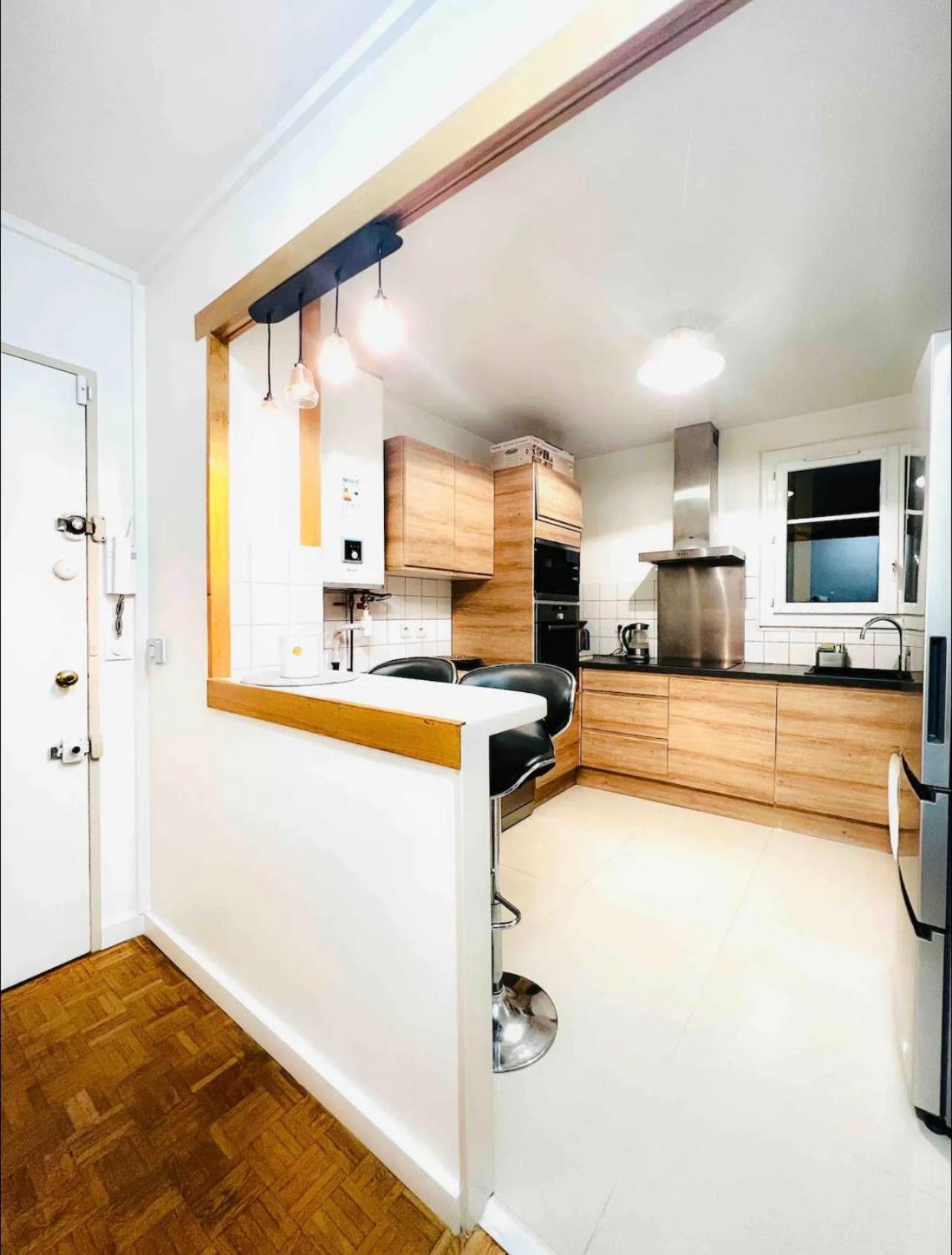 Modern 2 Bedroom Apartment Near Paris Metro, Giant Flat Screen Tv 85 Inches, Balcony, Free Parking Ivry-sur-Seine Exteriör bild