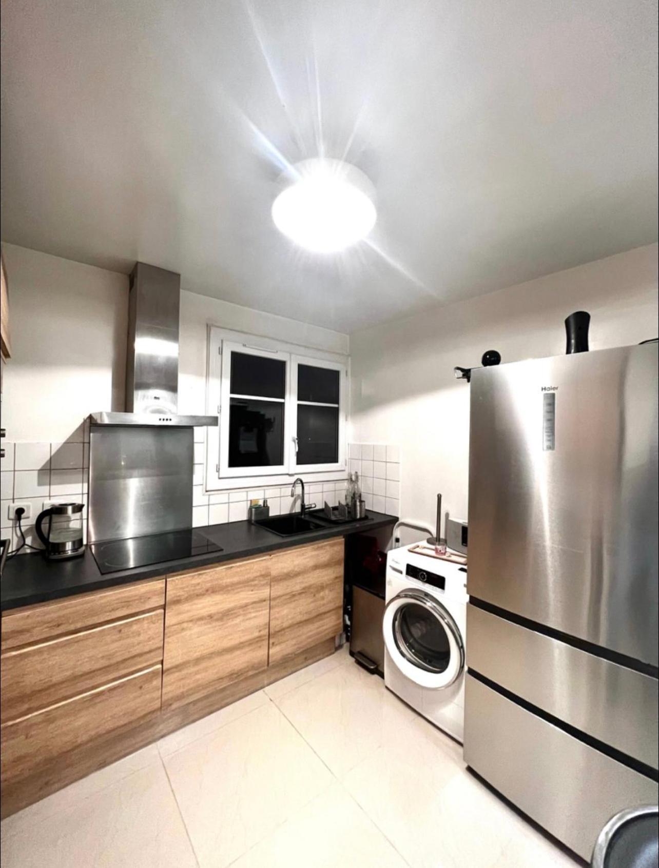Modern 2 Bedroom Apartment Near Paris Metro, Giant Flat Screen Tv 85 Inches, Balcony, Free Parking Ivry-sur-Seine Exteriör bild