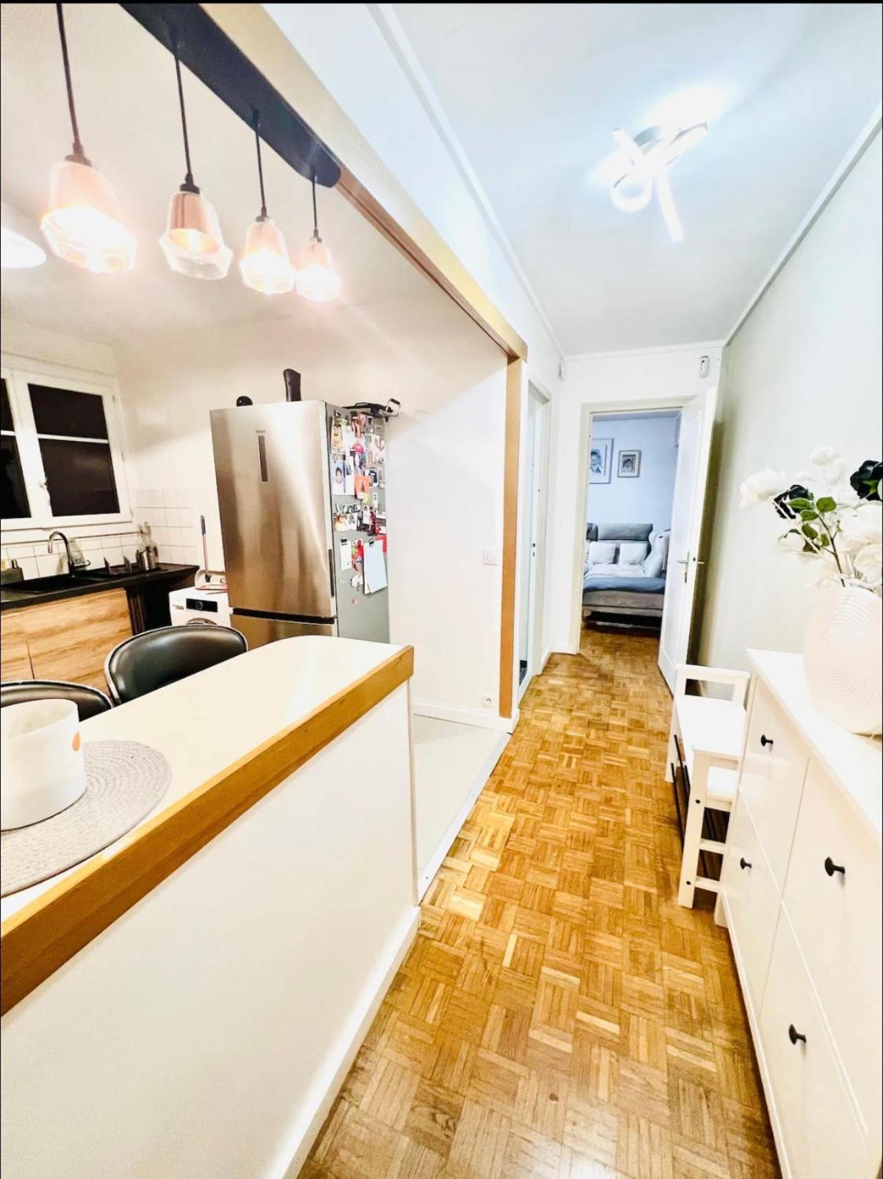 Modern 2 Bedroom Apartment Near Paris Metro, Giant Flat Screen Tv 85 Inches, Balcony, Free Parking Ivry-sur-Seine Exteriör bild